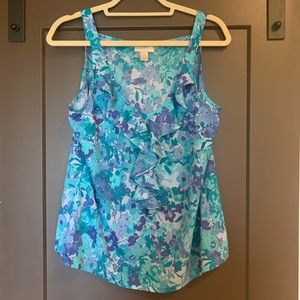 Loft Ruffle Detail Tank